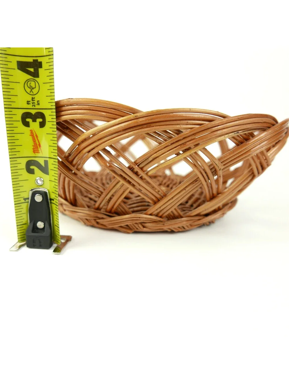 Vintage Woven Wicker Basket 9